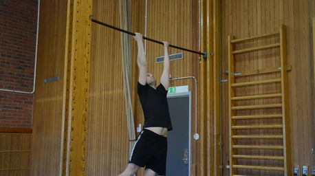 Chins programmet - Steg 6 - Håll dig i övre läget av en chin